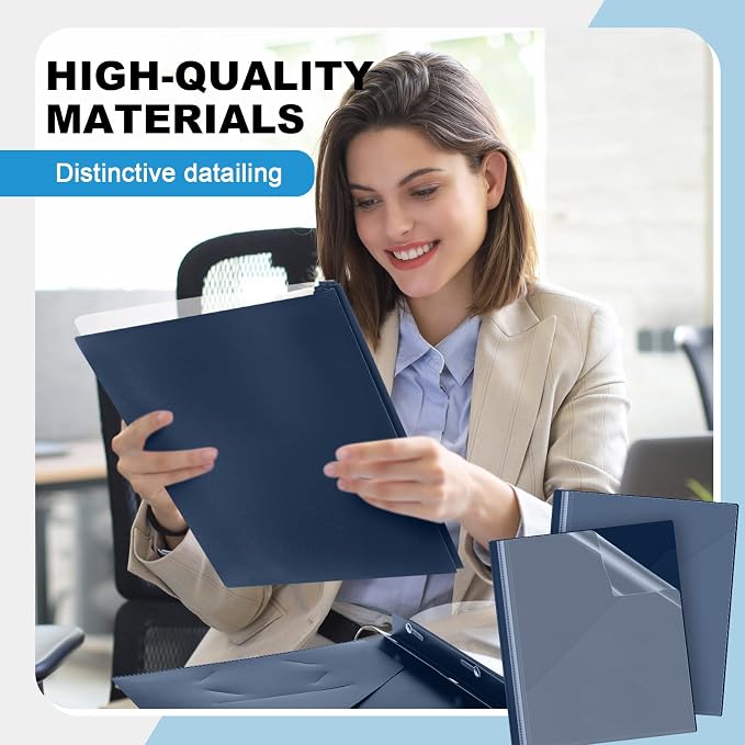 Teling 24 Pcs Clear Front Report Covers - Image 6
