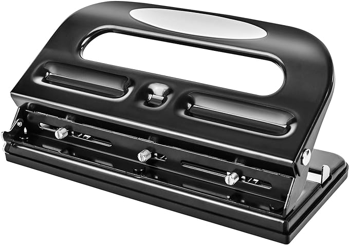 Amazon Basics 3 Hole Punch by AmazonBasics