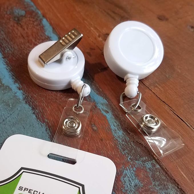 Bulk 25 Pack - Premium Retractable Badge Reels - Image 4