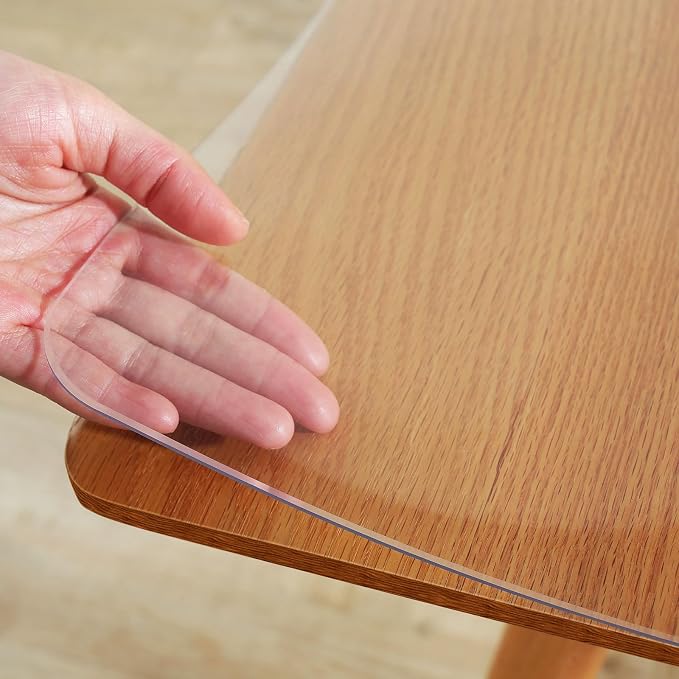 Warmstar Clear Table Protector 2mm Thick, 18 x 42 Inch Clear Table Cover by Warmstar