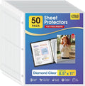 KTRIO Sheet Protectors 8.5 x 11, Page Protectors by KTRIO