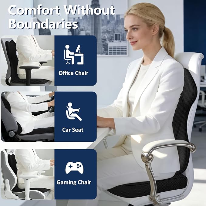 Seat Cushion, Lumbar Support Pillow - Image 7