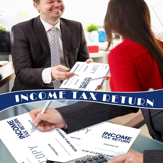 Sayglossy 100 Pcs 9.5 × 6.7 Inch Income Tax Return Envelopes - Image 5
