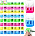 60 Pack Pencil Sharpener Bulk, Manual Pencil Sharpener by Letapapa