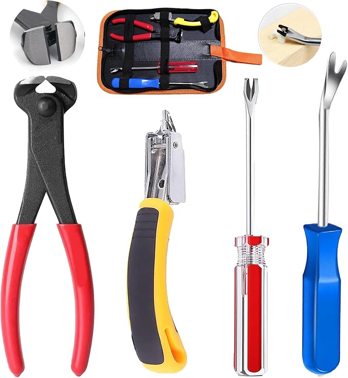 4Pcs Upholstery Staple Remover Nail Puller Nail Remover Tool Set by Unknown