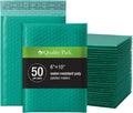 Quality Park Bubble Mailers, 6 x 9, Turquoise Poly Mailers, Padded Envelopes by Quality+Park