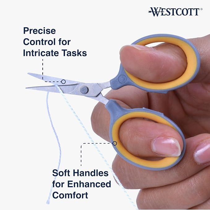 Westcott 2.5" Fine-Tip Craft Scissors - Image 3