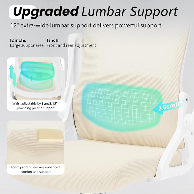 Fizzin Ergonomic Office Chair, 400 LBS Computer Chairs - Image 3