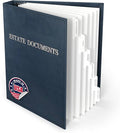 TRS Estate Planning Binder Kit – Pre-Labeled Tabs, Sheet Protectors | 1.5" by ThreeRingSystems