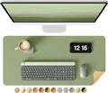 YSAGi Double-Sided Desk Pad, 23.6"x13.7"Leather Desk Mat, Eco Cork Desk Pad by YSAGi