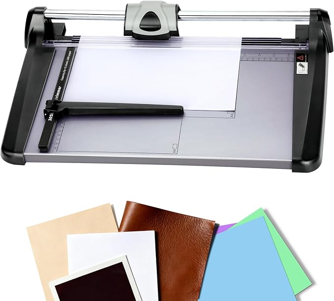 Heavy Duty Rotary Paper Cutter 15 Sheet, Clean Cuts by EnjoyDrizzlenEnjoyYourLife