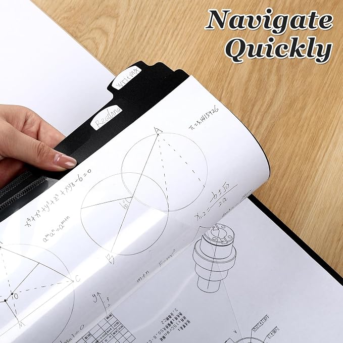 Epakh 24 Pcs Binder Dividers for 3 Rings Binders Index Dividers - Image 6
