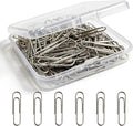 Paper Clips 100 Pcs 1.3 Inch Medium Silver Paperclips by CINHOLLIDEAGIFT