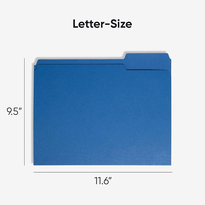 Smead File Folder, 1/3-Cut Tab, Letter Size, 100 per Box - Image 2