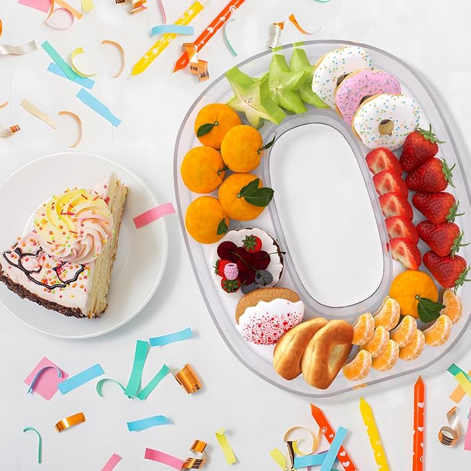 13.8" Extra Large Acrylic Number Charcuterie Board Box, Reusable Fillable - Image 4