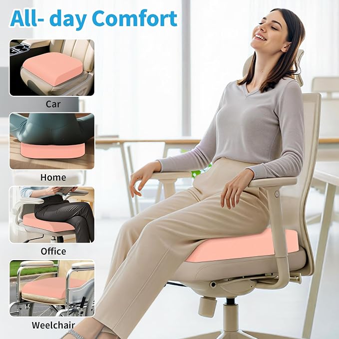 TranquilRelax Large Seat Cushion, Memory Foam Cushion - Image 4