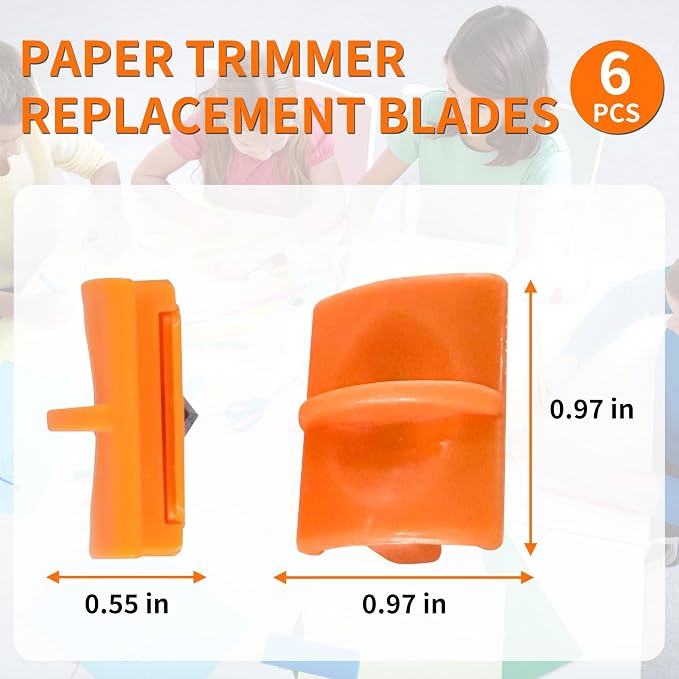 6-Pack 157400-1001 Replacement Blades, TripleTrack High Profile Style I Paper - Image 2