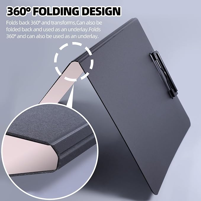 FRETONBA Clipboard Folder, A4 Foldable Clipboard - Image 5