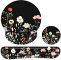 Ergonomic Mouse Pad with Wrist Rest and Keyboard Wrist Rest, Wrist Rest by GJGOO