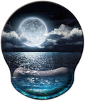 Mouse Pad with Wrist Support, Ergonomic Mouse Pad with Memory Foam Wrist Rest by LIZPARE