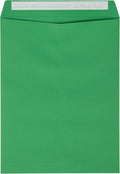 LUXPaper 9 x 12 Open End Envelopes | Peel & Press | Holiday Green | 80lb. Text by LUXPaper