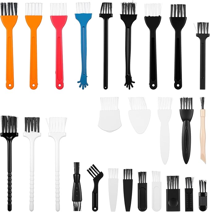 25 Pcs Mini Keyboard Cleaning Brushes Kit Electronic Dust Clean Brush Small by Unknown