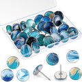 BESARME 30 Pcs Ocean Push Pins for Bulletin Board, Thumb Tacks for Wall Desk by BESARME