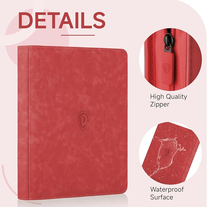 9 Pocket Card Binder, 360 Pockets Trading Card Binder, Double Sided Pocket - Image 2