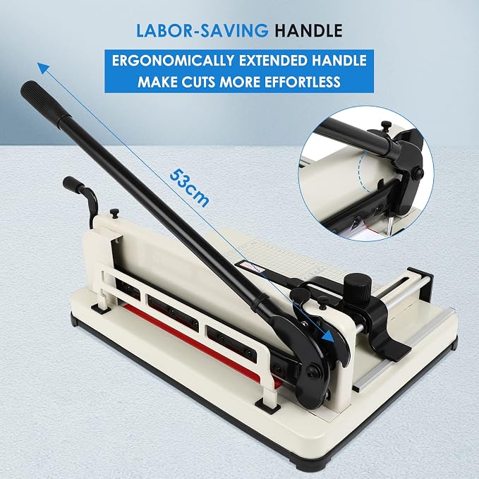 Heavy Duty Paper Cutter, Cortadora de Papel 400 Sheets Paper Trimmer - Image 5