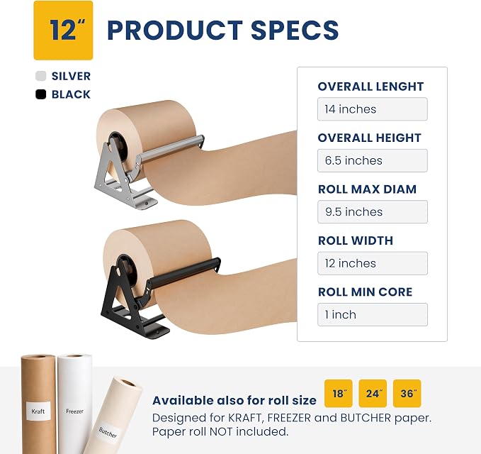 DIY CREW Paper Roll Dispenser & Cutter - Image 5