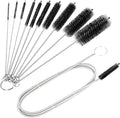 CiaraQ11-Piece Black Tube & Pipe Cleaning Brush Set | – 10 Rigid Brushes by CiaraQ