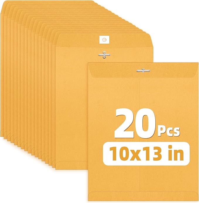 SUNEE Envelops, 28-lb Paper Mailing Envelopes, Storing or Mailing Documents by SUNEE