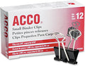 Small Binder Clips, Steel Wire, 5/16" Capacity by ACCO+Brands