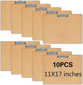10 PCS Extra Large 11x17 Clipboard, Wood Cleats by SENJUNSAFE