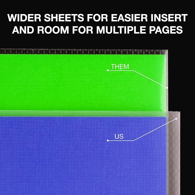 Samsill 500 Pack Heavy Duty Sheet Protectors, 8.5x11 Inch Page Protectors - Image 8