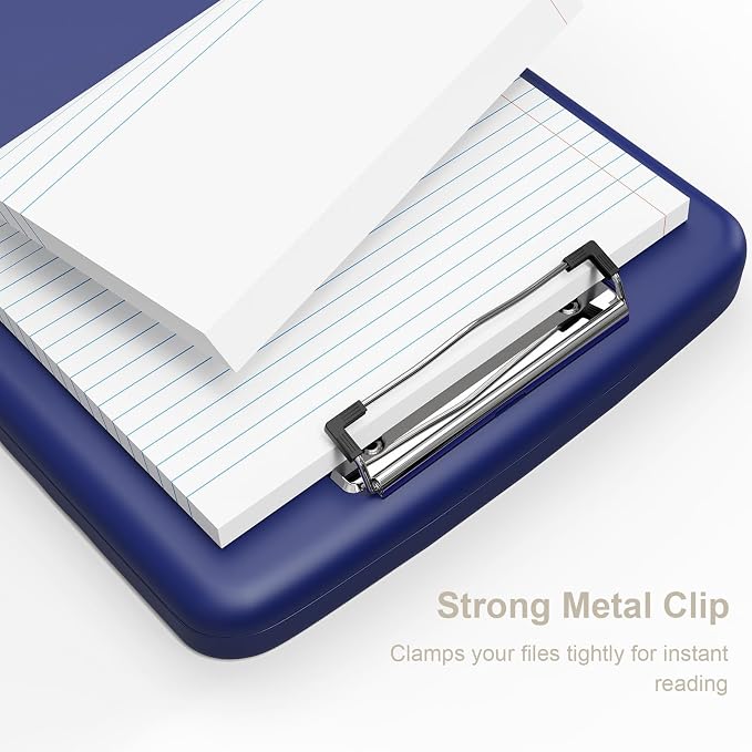 Piasoenc Clipboard with Storage, 8.5 x 11 Organization Box with Pen Holder and - Image 5