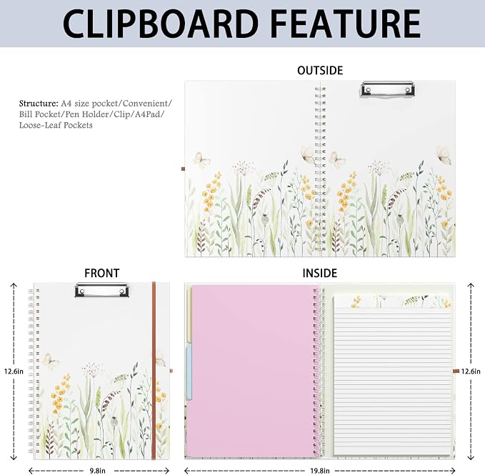 Rimilak Spiral Clipboard Folio - Image 2