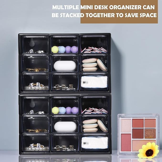 Amyhill 6 Pcs Mini Drawer Organizer Small Organizer - Image 4
