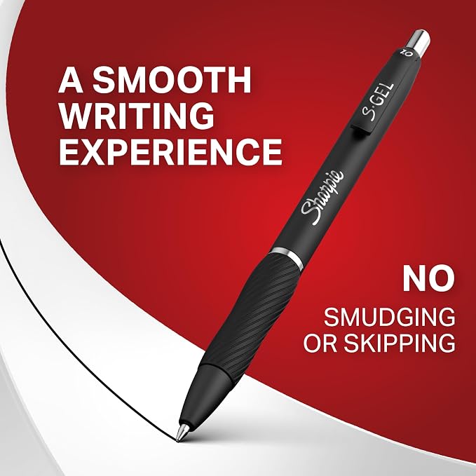 Sharpie S-Gel Gel Pens, Bold Point, Smear-Resistant, Back to School Essentials - Image 4