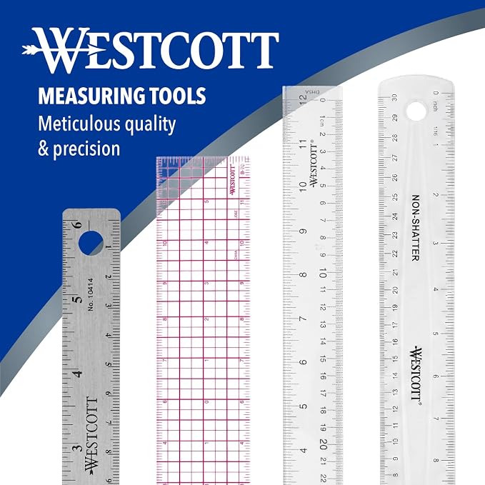 Westcott Shatterproof Ruler, Design - Image 5