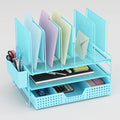 LEKETREE Teal Desk Organizer, Office Organization by Stylishworkspaceeffortlessorganization