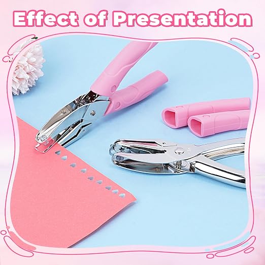 UCEC Star Shape Single Paper Hole Punch, Star-Shape Handheld Hole Paper Puncher - Image 6