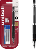 uniball Kuru Toga Elite Mechanical Pencil Starter Kit, HB #2, Gun Metal Barrel by uni-ball