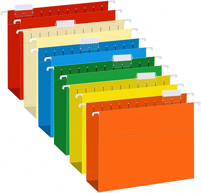 Extra Capacity Hanging File Folders, RAZCC 30 Pack Letter Size Reinforced by RAZCC