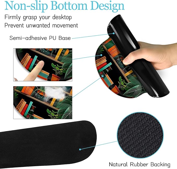 LIMKRIAN Book Mouse Pad Set Large Desk Matt - Image 5