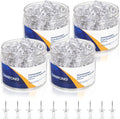 800 PCS Clear Push Pins, Standard Thumb Tacks by DANRONG