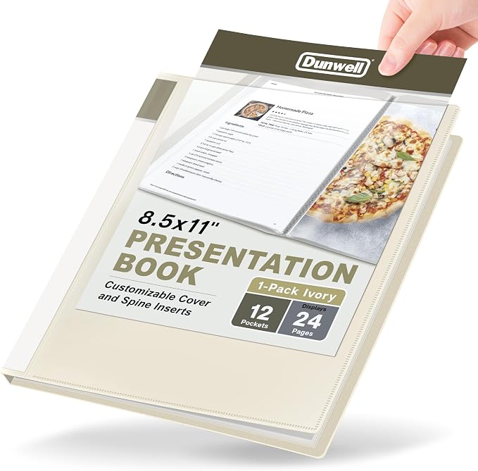 Dunwell 12-Pocket Presentation Binder by Dunwell