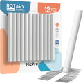 Nicpro 12 Pack TPE Rotary Retractable Pen Eraser Refills, Powerful Erasing by Nicpro