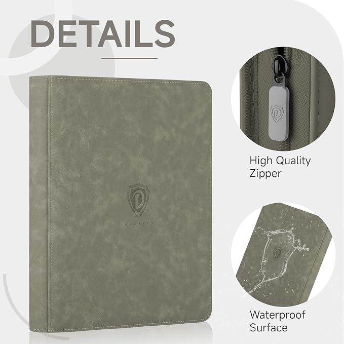 Card Binder with 1024 Cards, 16 Pocket Trading Card Binder Includes 32 Page - Image 2