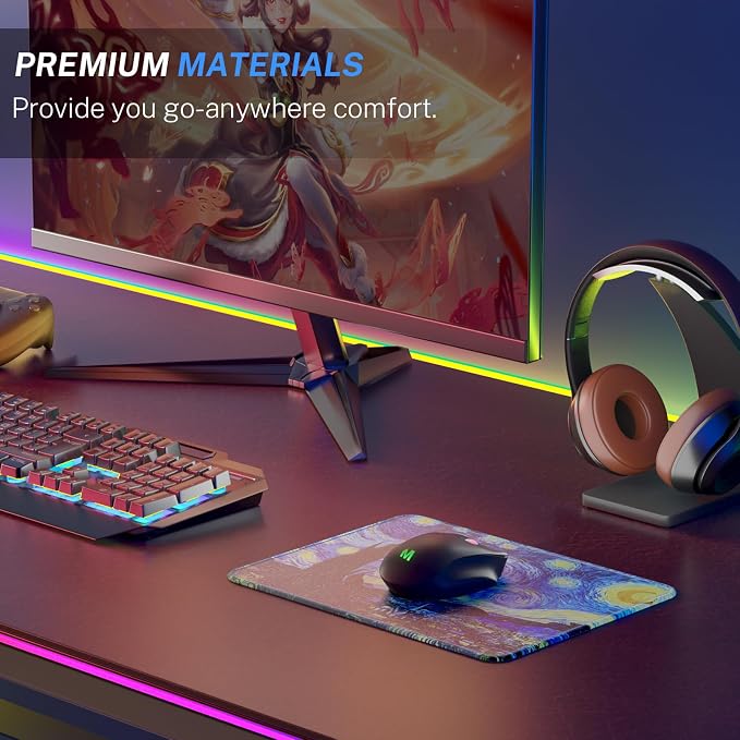 MROCO Essential Office & Gaming Mouse Pad, 8.5 x 11 Inch, Starry Night | - Image 6